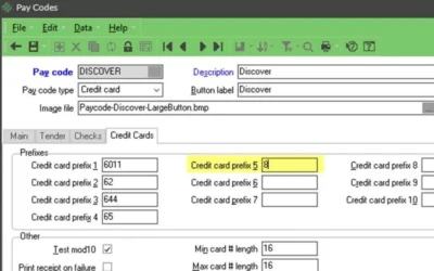 Updating Discover for 8-number
